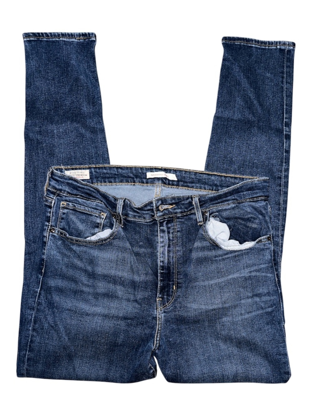 Levi’s 721 High Rise Skinny Jeans Women’s W33 L30 Stretch Denim